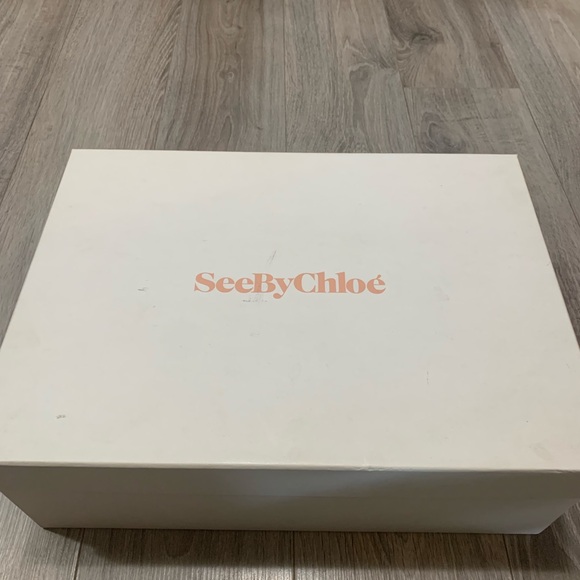 BNIB See By Chloe Florrie black rain boots size 35 - Picture 2 of 11